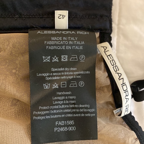 Alessandra Rich Crystal-embellished Lace Bustier sz 42. Small. - Picture 4 of 5